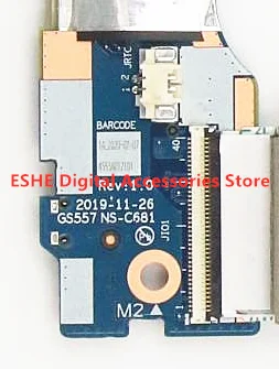 Neues original für lenovo ideapad 5-15iil05 5-15itl05 XIN-15IIL usb power board mit kabel 5 c50s25036 gs557 NS-C681 usb board