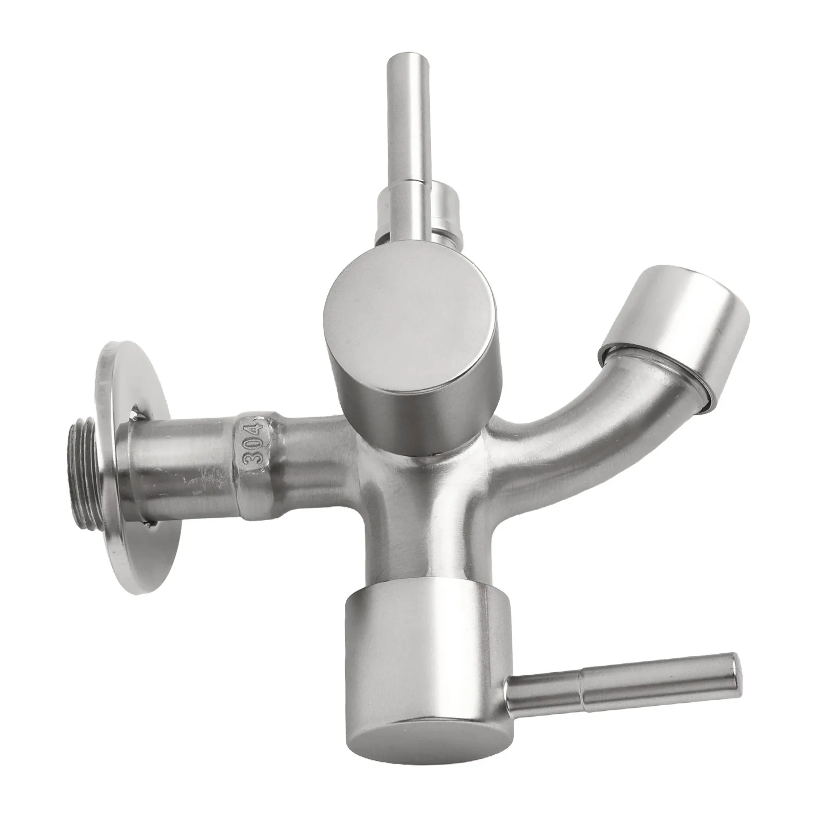 Accessories Washing Machine Faucet Health Stylish And Pretty Design Washing Machine Zinc Alloy Double Outlet Faucet