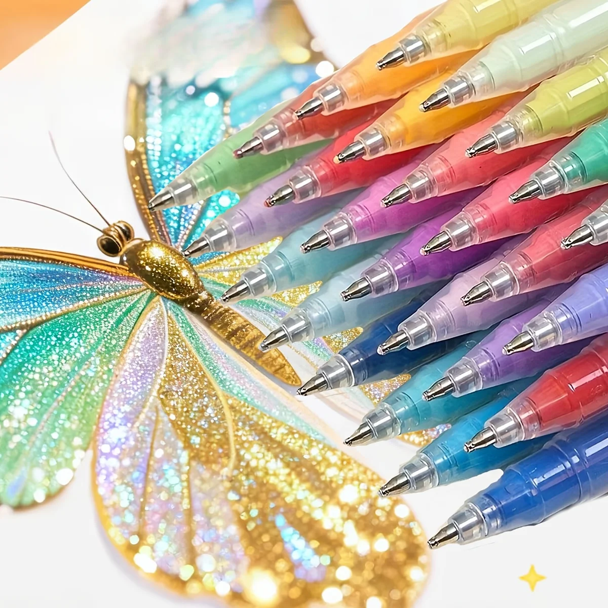 36-color shiny colored highlighter, marking drawing and doodling marker, with smooth writing performance, suitable for use in schools, offices, businesses and exams! Back-to-school gift