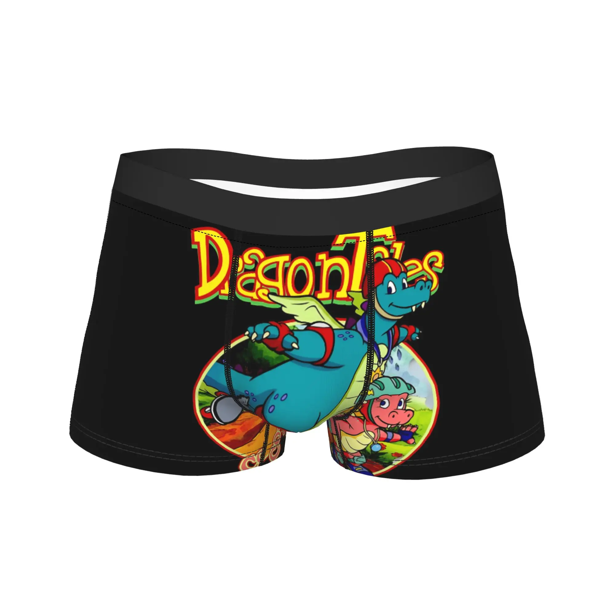 

Dragon Tales Come & Play With Dino Trunk Pouch Underwear Trenky Printed Shorts Briefs Novelty Males Underpants Big Size 2XL