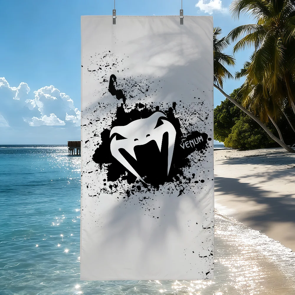 Brand V-Venum-S Towel Sports Quick Dry Travel Camping Sandproof Soft Light Large Beach Towel
