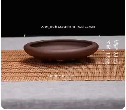 2025 New Household Ceramic Purple Clay Flower Pot Small Classical Chinese Succulent Desktop Flower Bonsai Pot