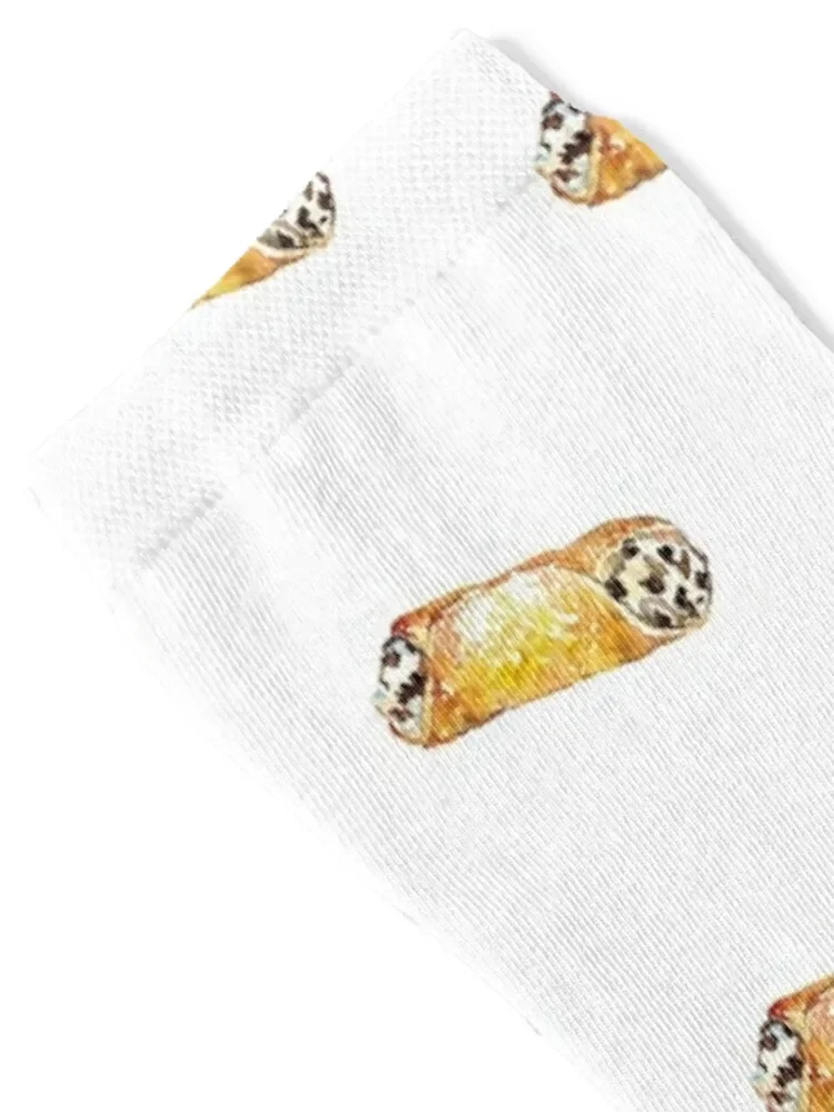 Canolli Italian Dessert Bakery Bun Kitchen Socks gym kids Climbing halloween Socks Male Women's