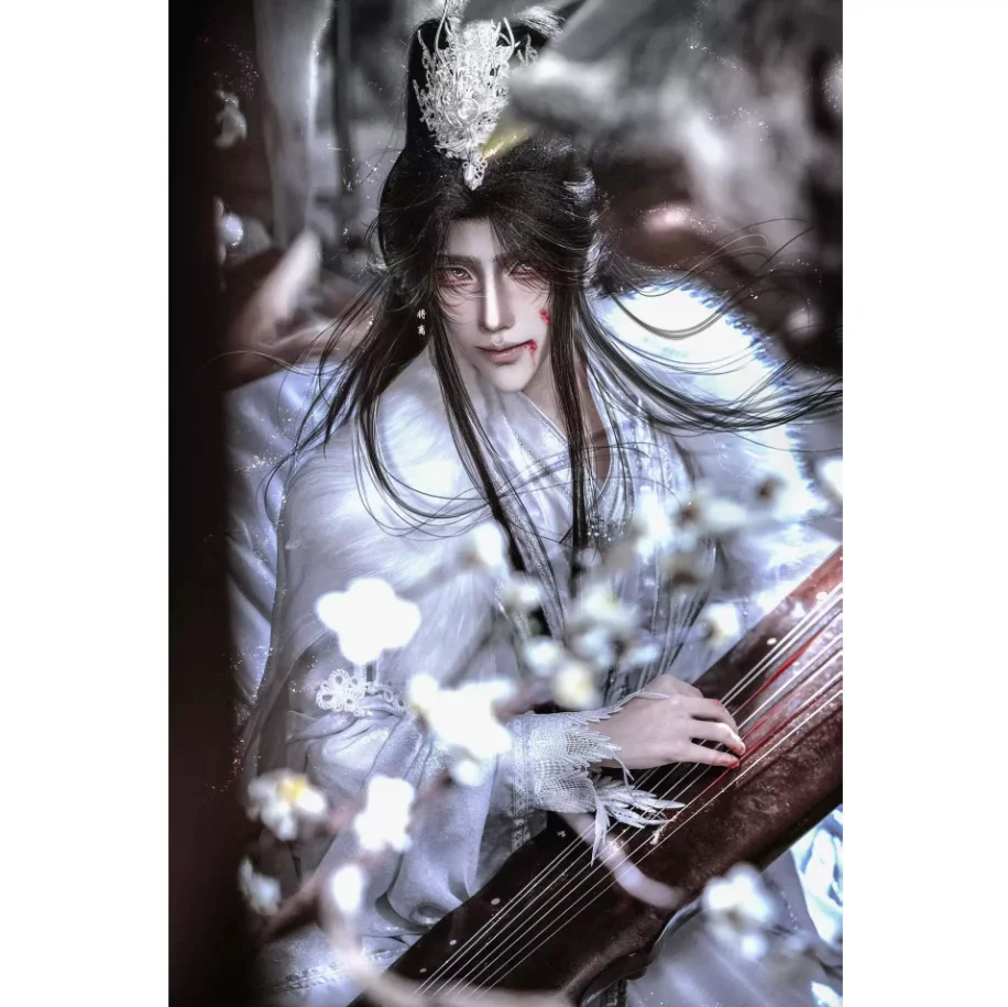 

Moon Flame Qi Lin Chu Wan Ning White Clothes Flower City Wu Xing Snow Cosplay Costume Universal Short Drama Ancient Costume
