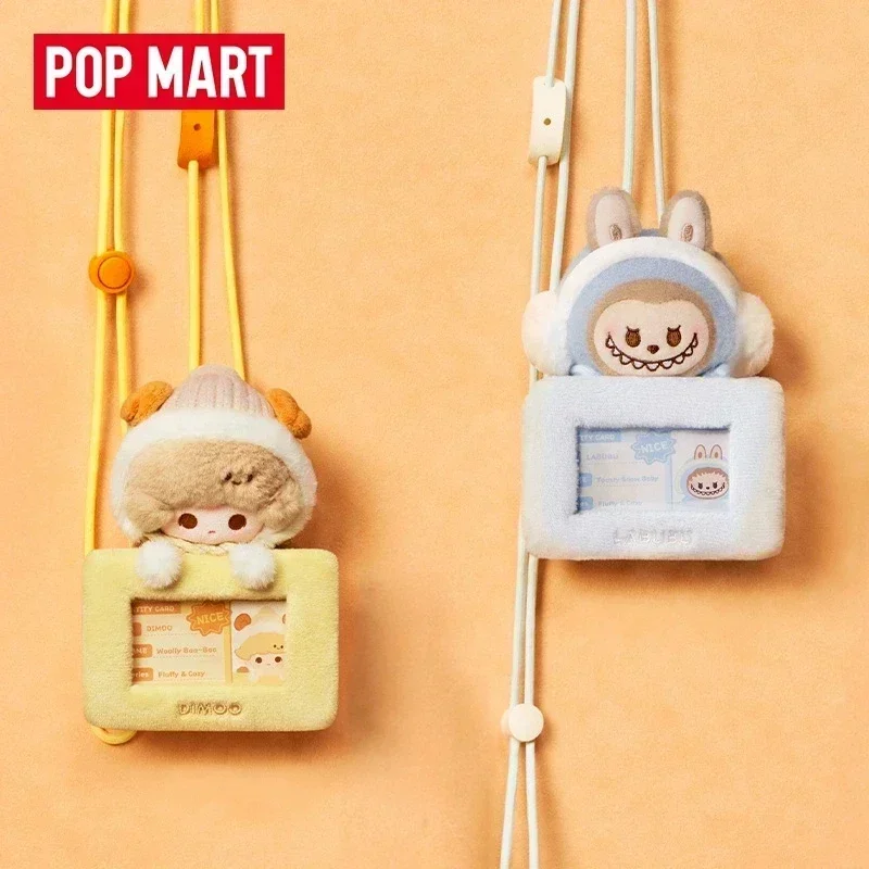 POP MART FLUFFY COSY Serie Kaarthouder Mystery Box Echte Blind Box Guess Speelgoed Tas Ornament Beeldjes Home Decor Desktop Poppen