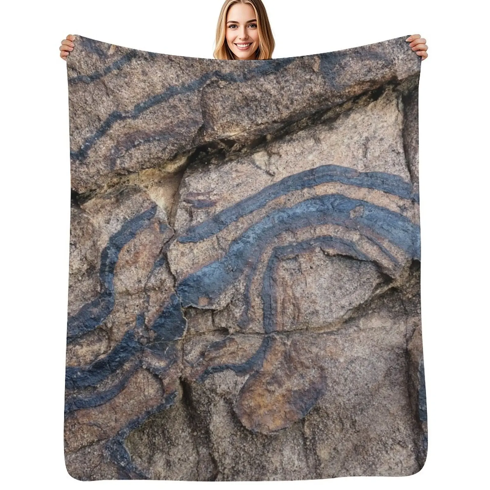 Altered Time: Layers of Reality Throw Blanket Warm Throw Blanket Gift for Anniversary