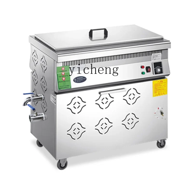 Tqh Oil-Water Separation Deep Frying Pan Large Capacity French Fries Fried Chicken Fryer Stall Gas Frying Pan Electric Fryer