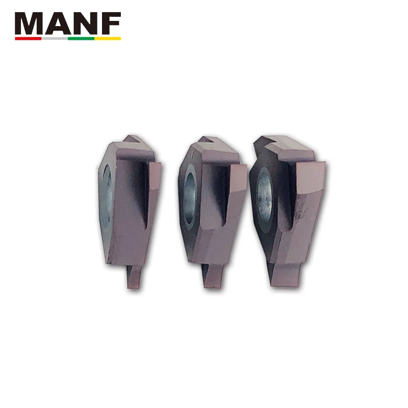 Imagem -04 - Manf Gba43r L325 420 Extemal Rasa Grooving Inserções de Carboneto de Tungstênio Primavera Sulco Corte Cnc Cortadores Verticais Ferramenta Torneamento