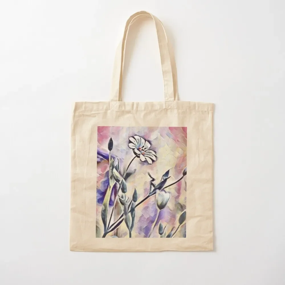Meadow flowers Tote Bag canvas bags Canvas stote bag university shopper bag