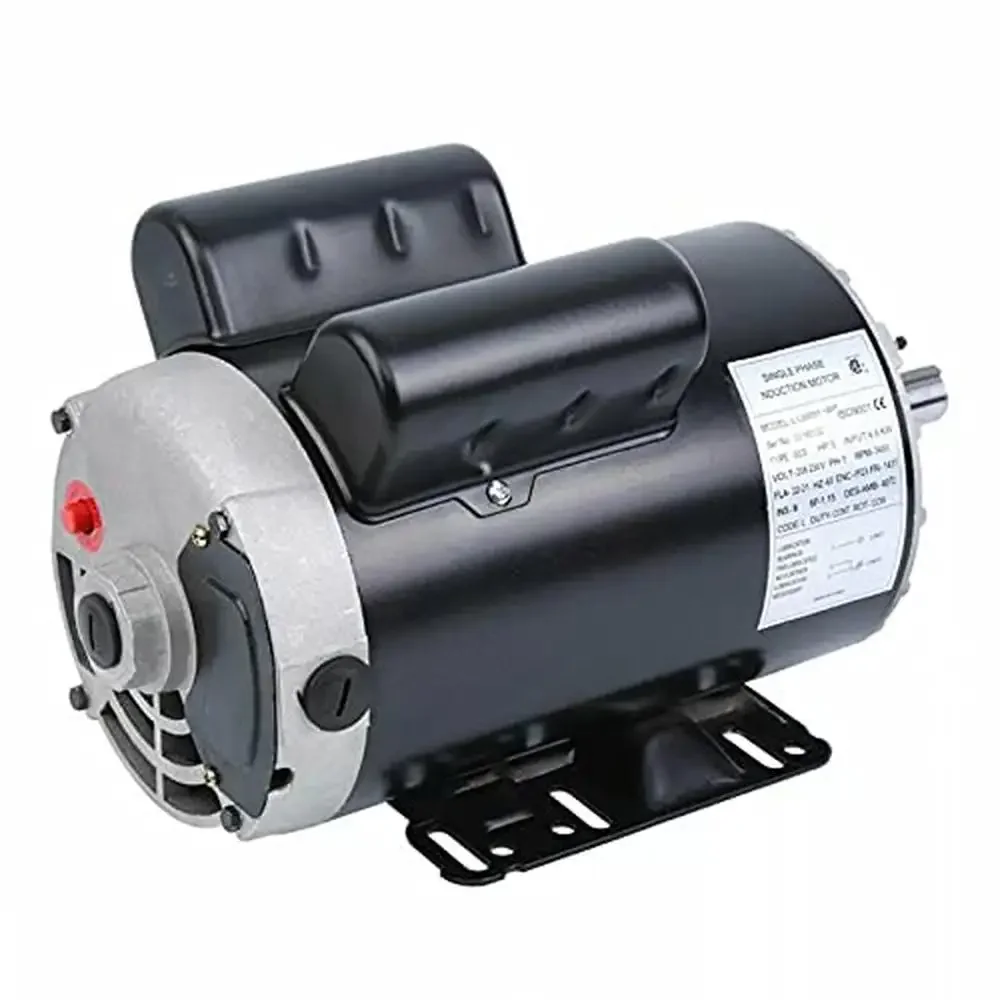 5HP Single Phase 3600 RPM Air Compressor Electric Motor 208-230V 7/8