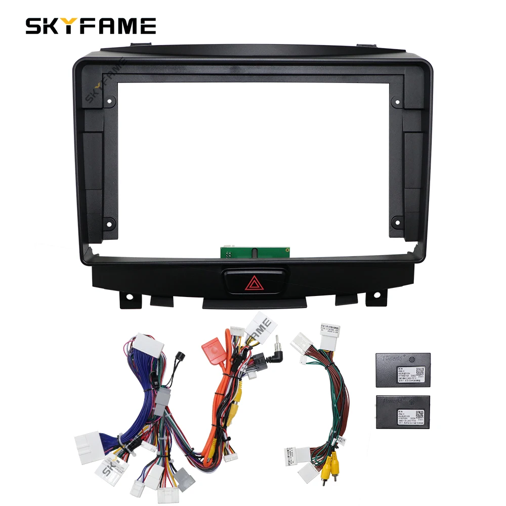 

SKYFAME Car Frame Fascia Adapter Canbus Box Decoder Android Radio Dash Fitting Panel Kit For Infiniti QX50 EX25 EX35 EX30 EX37