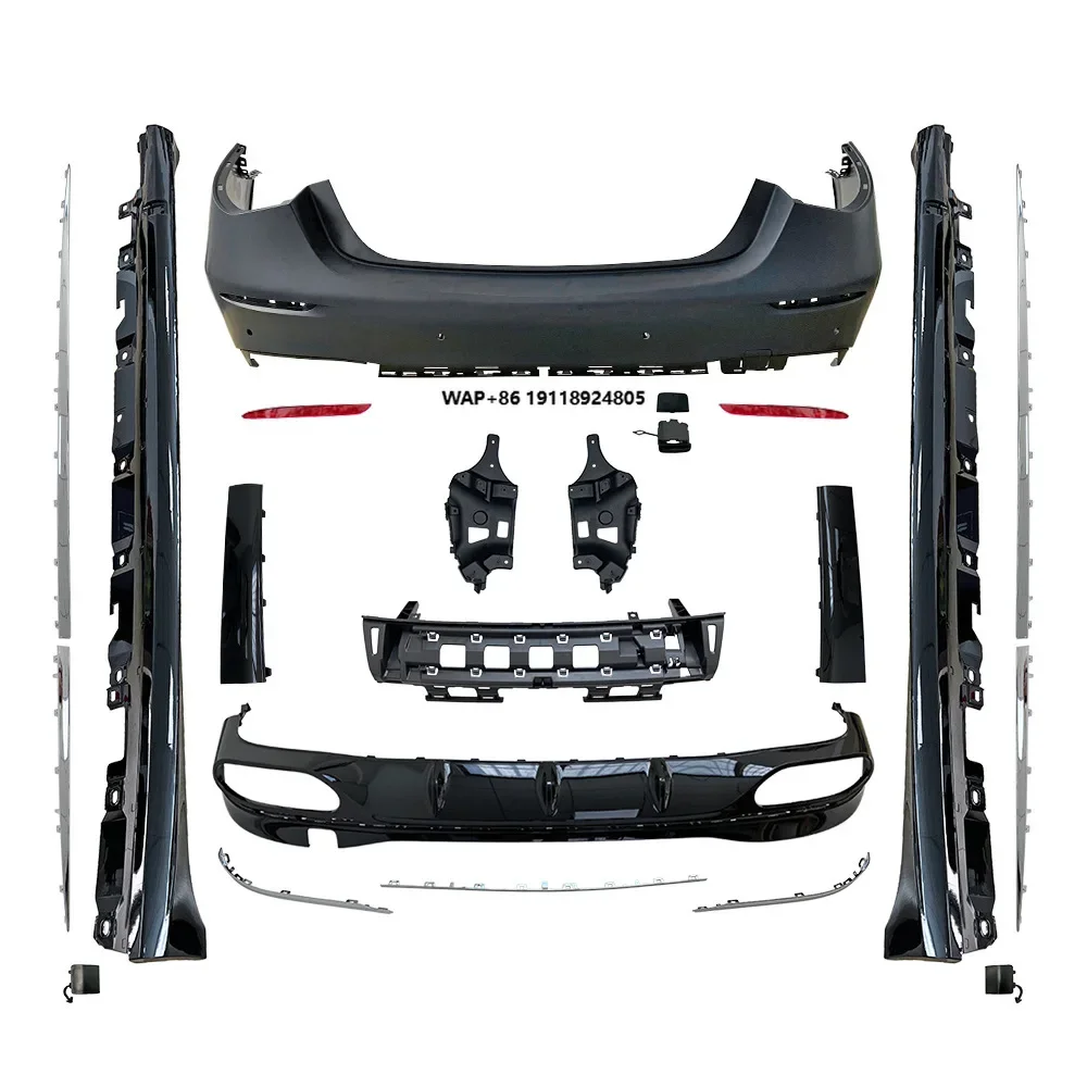 

S-Class W223 Body Parts Upgrade Sports Version of S450 Including Front Bumper Side Skirts Rear Bumper Tail Lip