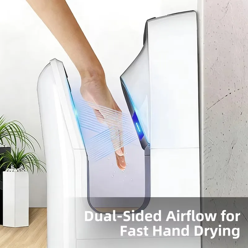 Standing Vertical Jet Hand Dryer 1800W Automatic Commercial Electric Hand Dryers for Bathroom