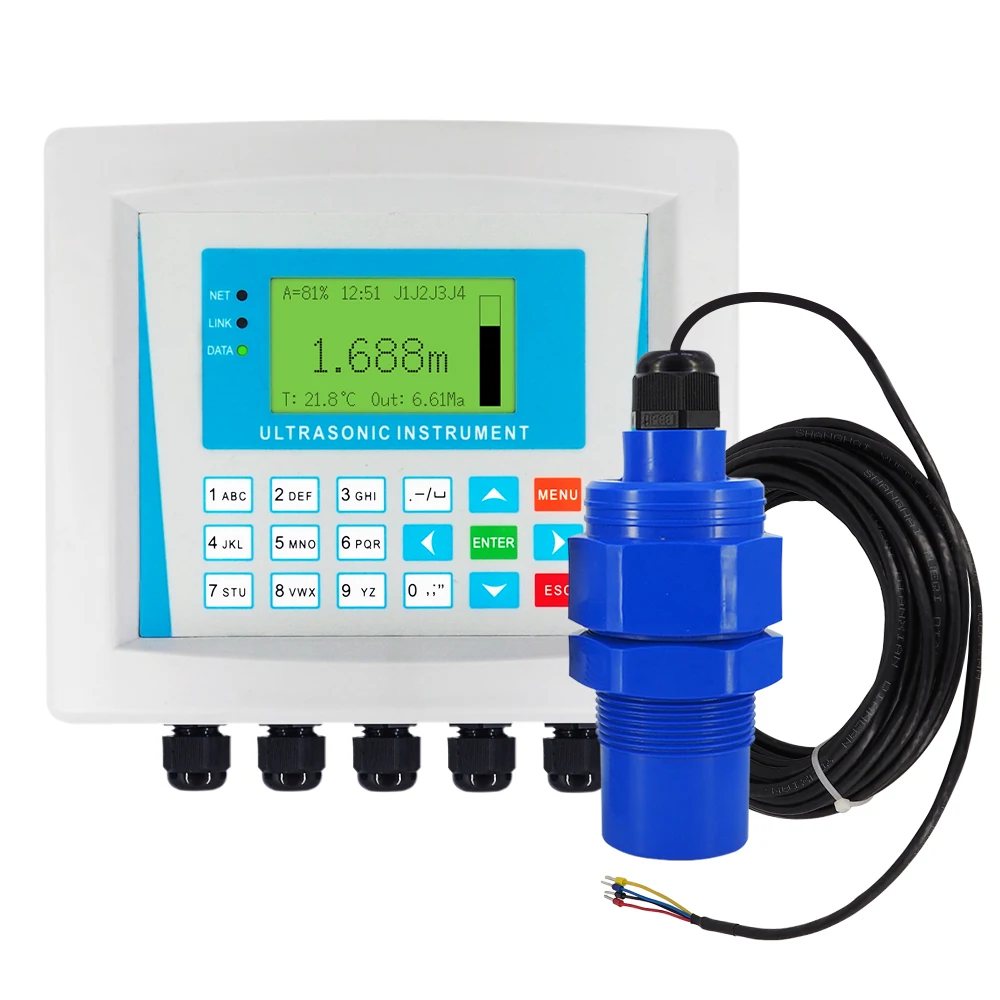 

Aice Tech Split-type Ultrasonic Level Gauges Level Meter Sensor Water Liquid Measurement Instrument