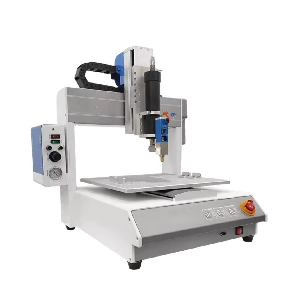 Image 3: Distributeur automatique de colle CNC, machine de distribution robotisée, haute précision, 3 axes, bureau, résine époxy, adhésif, autocollants en dôme