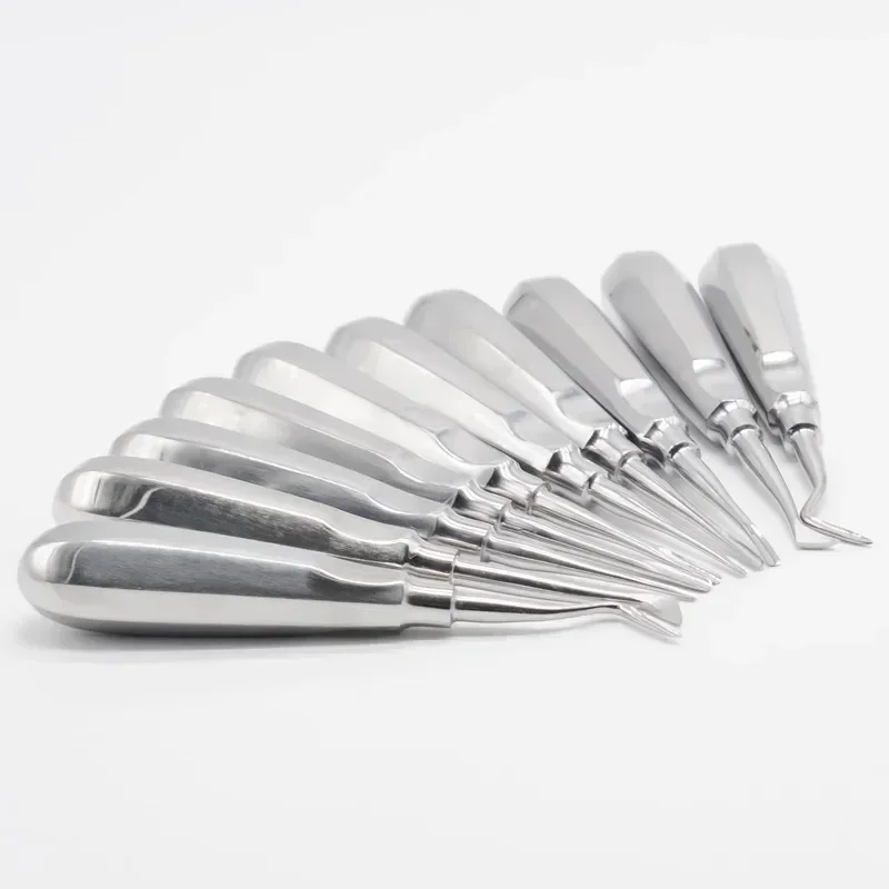 High-Quality 10-Piece Stainless Steel Dental Extraction Kit: Efficient Tools Minimally Invasive Oral Surgery and Tooth Removal