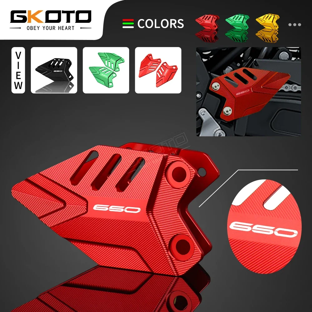

For Kawasaki Ninja650 NINJA 650 Z 650 Z650 2018 - 2024 CNC Footrest Front Pedal Wing Bracket Protector Motorcycle Accessories