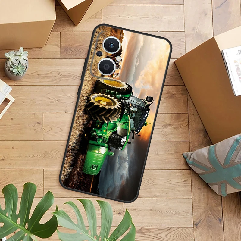 Funda para Tractor de vehículos agrícolas para OPPO Reno 13F 14F 12F 10 11 12 13 14 Pro 7 8 Lite OPPO Find X6 X5 X8 X9 Pro