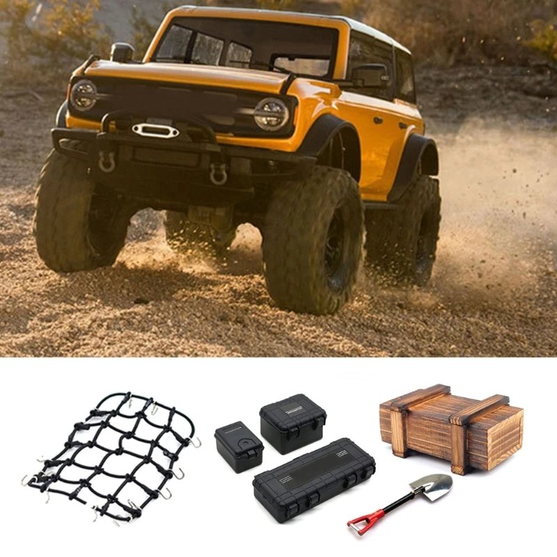 1/10 Luggage Roof Rack Net for RC Crawler SCX10 TRX-4 Car Accessories Parts