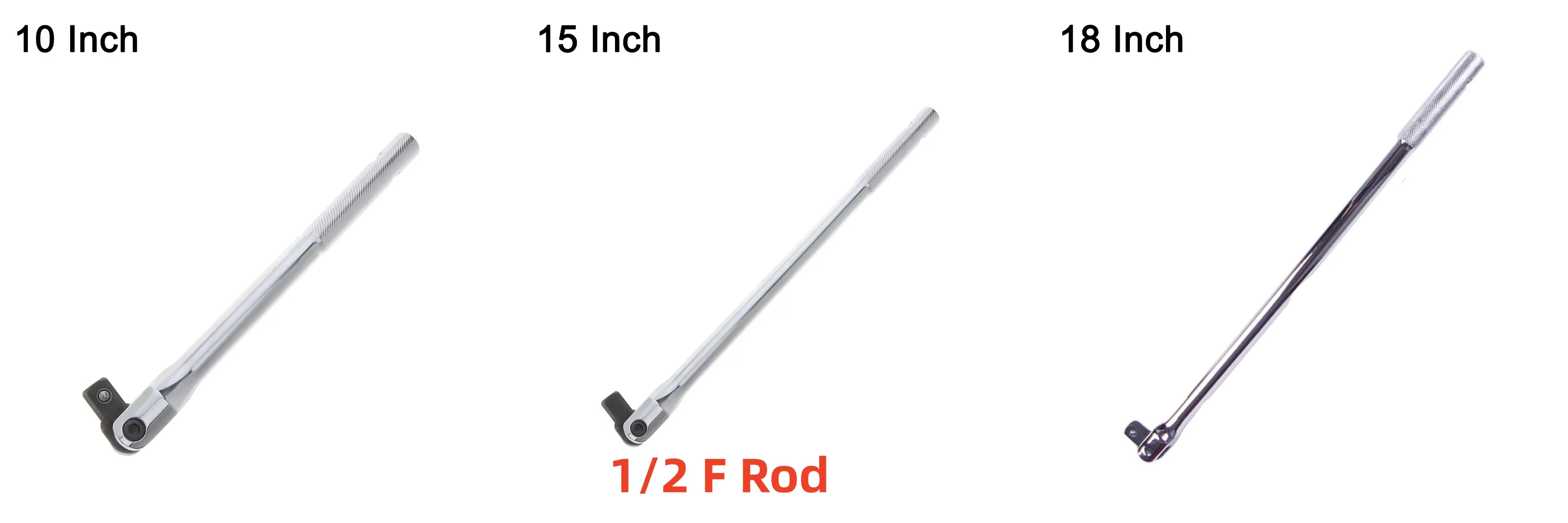 

1/2F Rod 15/18 Inch Wrench long Force Bar Activity Head Socket Wrench with Strong Force Lever Steering Handle Spanner Hand Tools