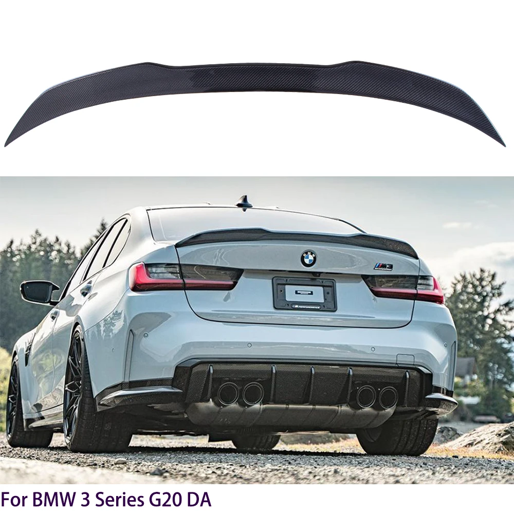 

For BMW 3 Series G20 G28&M3 G80 DA Style Carbon fiber Rear Spoiler Trunk wing 2018-2025