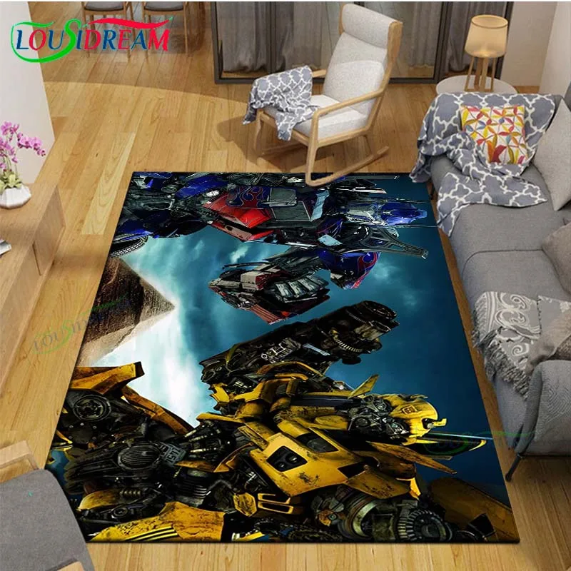 

2025 Fashion 3D Cartoon Character Deform Printed Carpet Living Room Anti-Skid Area Rug Kids Bedroom Mats Yoga Mat Carpet Decor