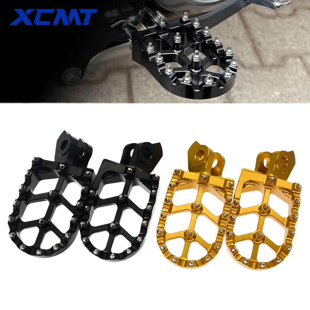 

Motorcycle CNC Footrest Footpegs Foot Pegs Rests For Suzuki RMZ250 RMZ450 RMZ 250 450 For Yamaha Tenere 660 XT660Z 2008-2016