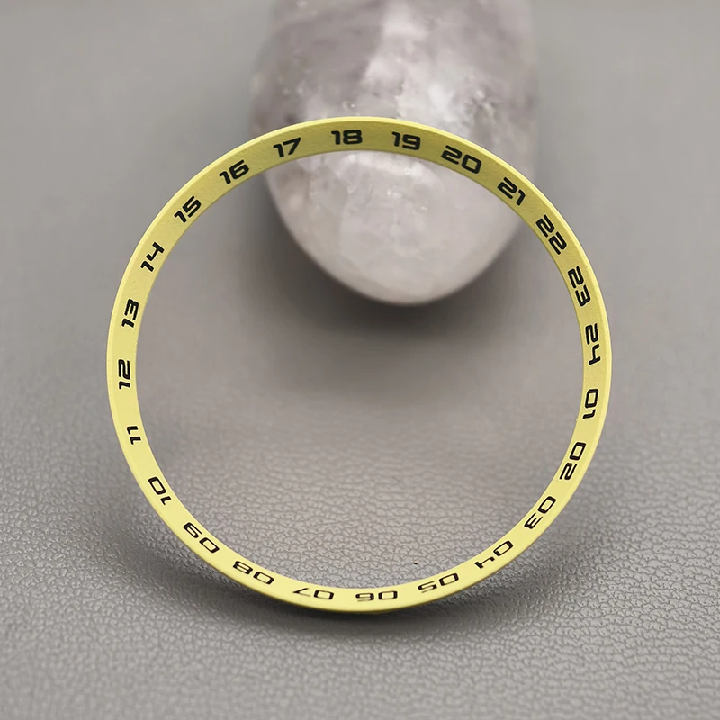 30.5 مللي متر x 27.5 مللي متر ساعة الفصل خواتم صالح SRPD SKX007 SKX009 حافظة البلاستيك الحلقة الداخلية NH35 NH36 حركة الساعات إصلاح الملحقات