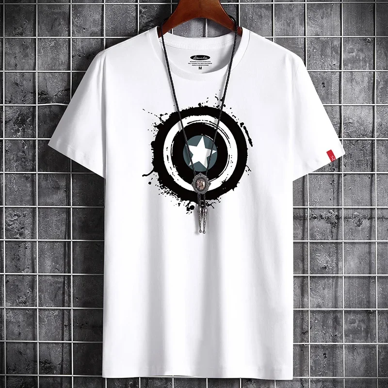 2022 Newest T Shirt for Men Clothing Anime Fitness White O Neck Man T-shirt For Male Oversized S-6XL New Men T-shirts Goth Punk