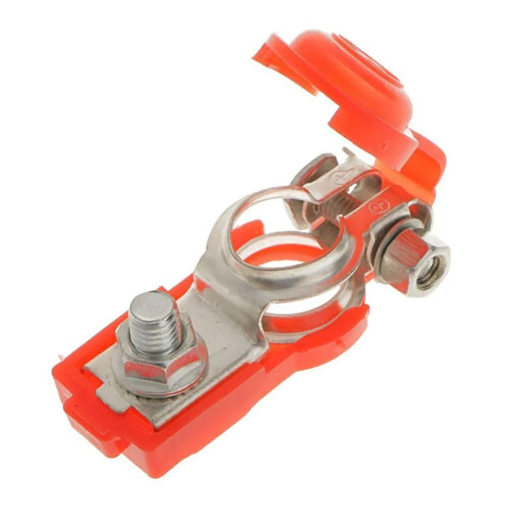 Auto Car Battery Terminal Clamps 2 Pack Adjustable for Positive and Negative Connections Compatible with Most Vehicle Batteries