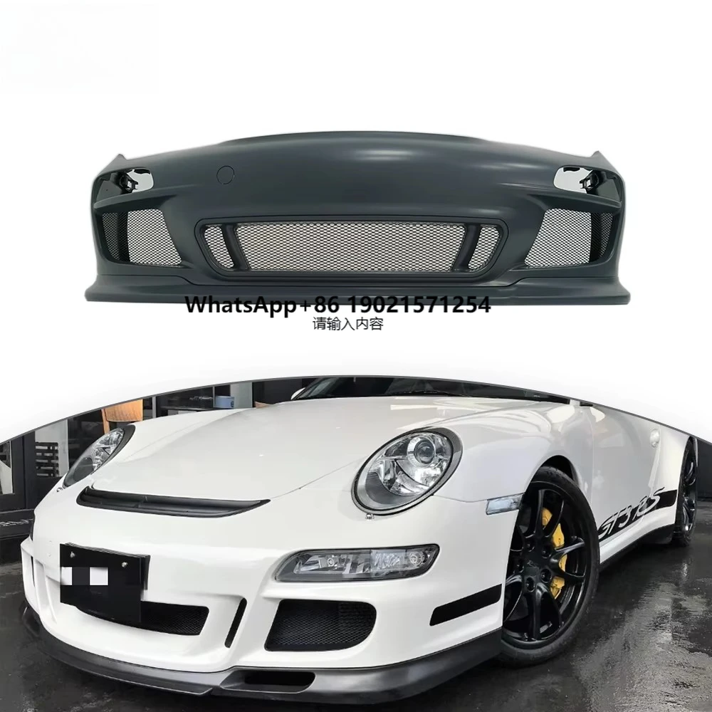 

PORS 911 997 2005-2011y Upgrade to GT3 RS Front Bumper Without Lights Auto Car Facelift Replace Body Parts Car Bumper