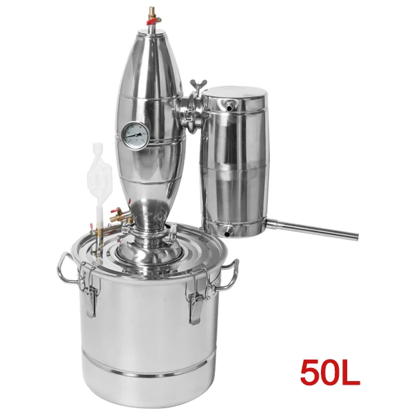 20L/30L Wine Distiller Barware Brewing Machinery Making Boiler Alcohol Brew Kit Device Bar Set Stainless Steel
