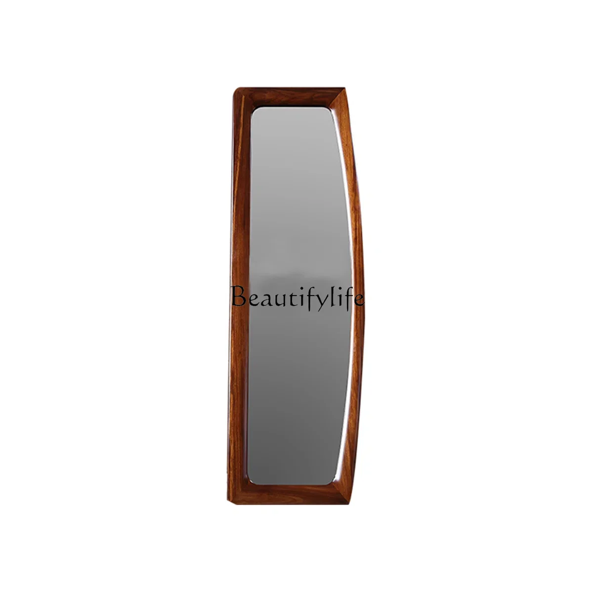 

French retro full-body mirror wabi-sabi retro solid wood full-body floor mirror