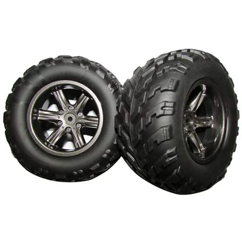 2PCS Tyres With Sponge 9115 2.4GHz Car Spare Parts Tyres With Sponge 15-ZJ01 Plastic&Rubber Wheel