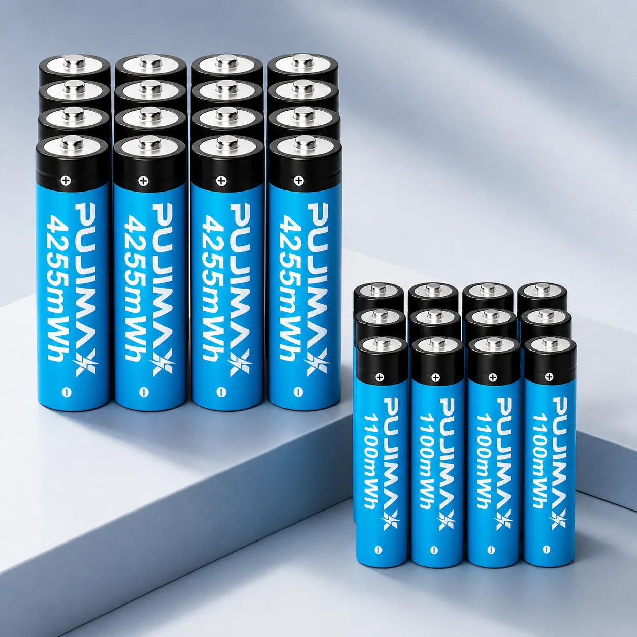 1.5V Rechargeable Lithium AA 4255mWh / AAA 1100mWh Battery for Clock Mouse Remote Control Wireless Keyboard