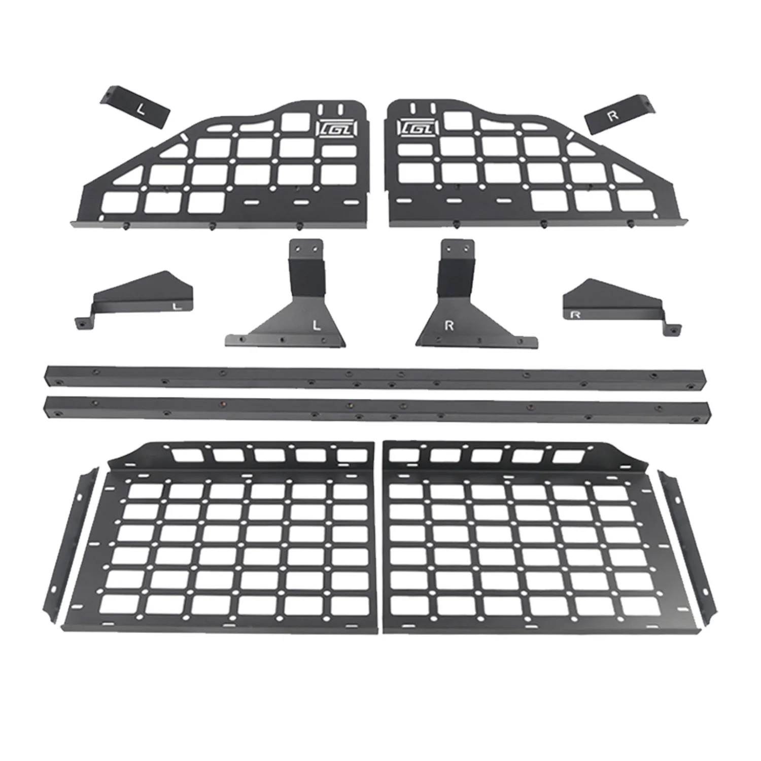 CGZ For BYD Song Plus Dm-i Ev Seal U 2023 2024 Molle Panel Rear Trunk Shelf Storage Debri Racks Cargo Organizers 1 Set