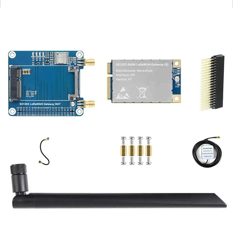 AA08-I2C SPI Lorawan Gateway GPS Iot Project Expansion Board 868MHZ