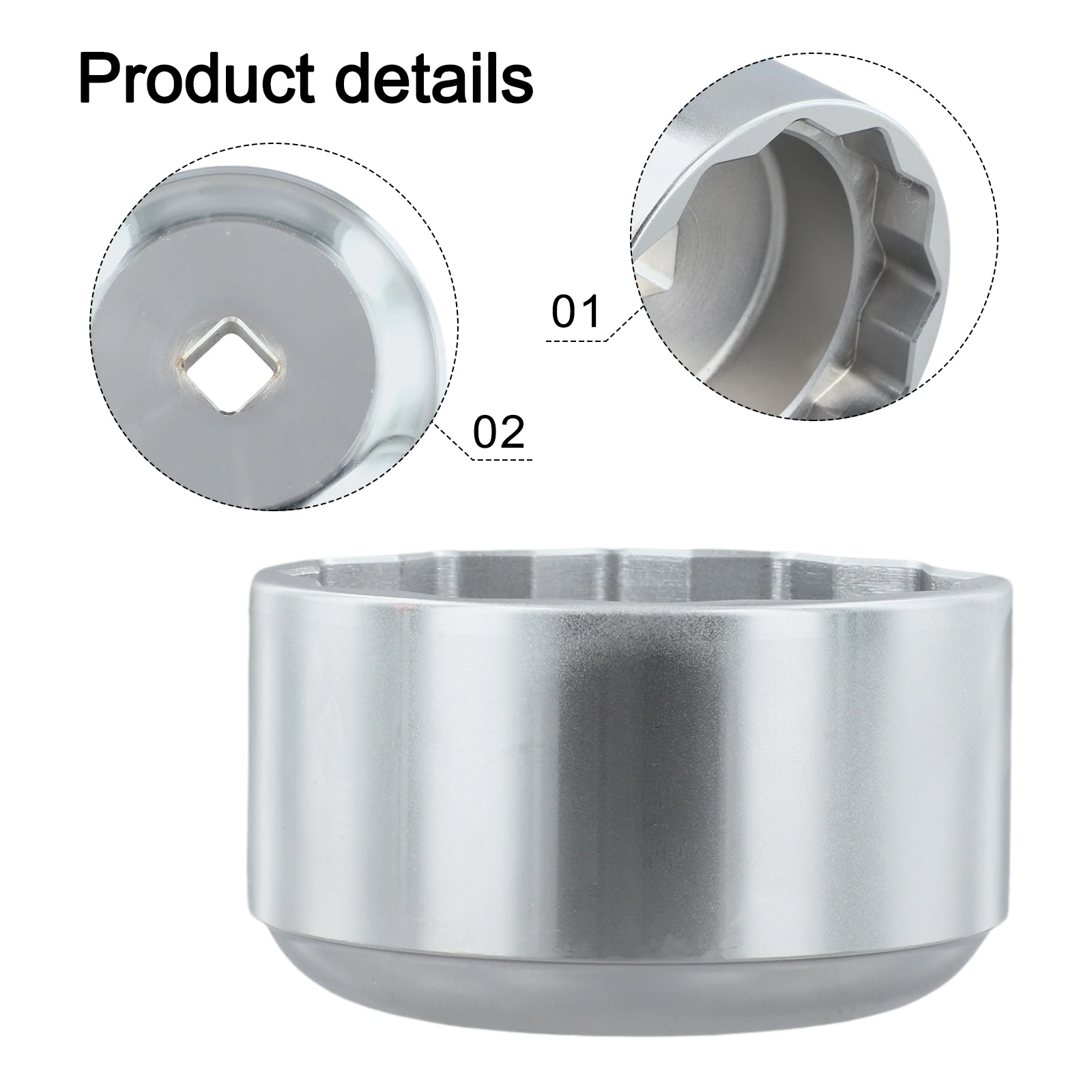 As Shown Nut Socket Tool Direct Replacement Nut Removal Socket Clutch Direct Replacement OE Check Recommended Single Piece