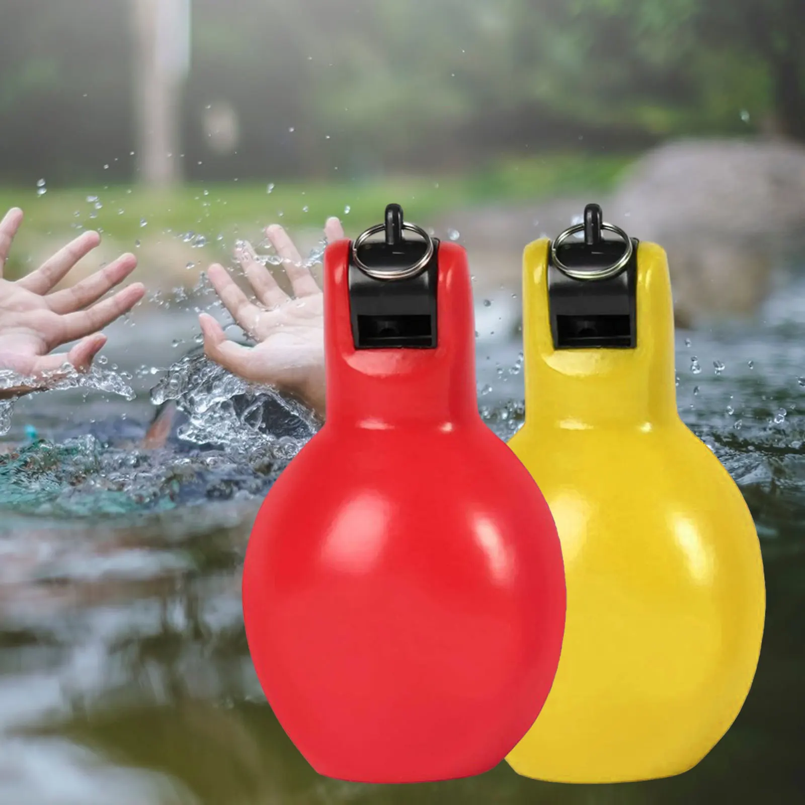 2Pcs Hand Whistles Handheld Sports Whistle Loud Sound Training Whistle Coaches Whistle for Basketball Trekking Walking