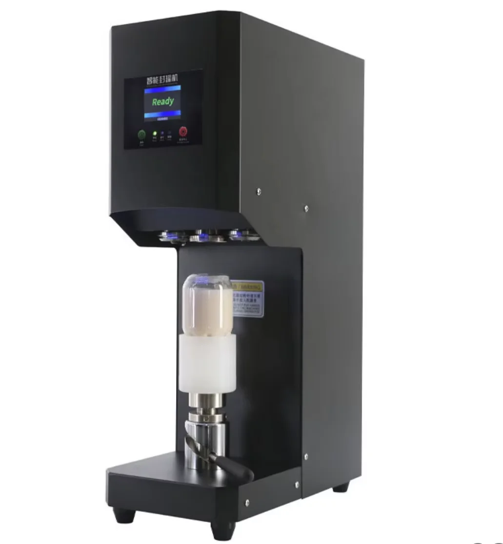 One Touch Semi-automatic Bottle Capping Machine with Manual Rotating Base for Small-Scale Production