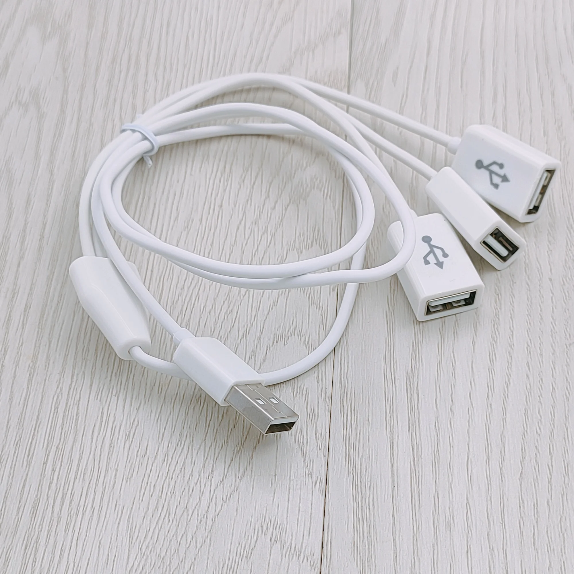1m 3ft usb divisor y cabo, 3 em 1 usb 2.0 um macho para 3 usb fêmea jack cabo de carregamento multi portas usb