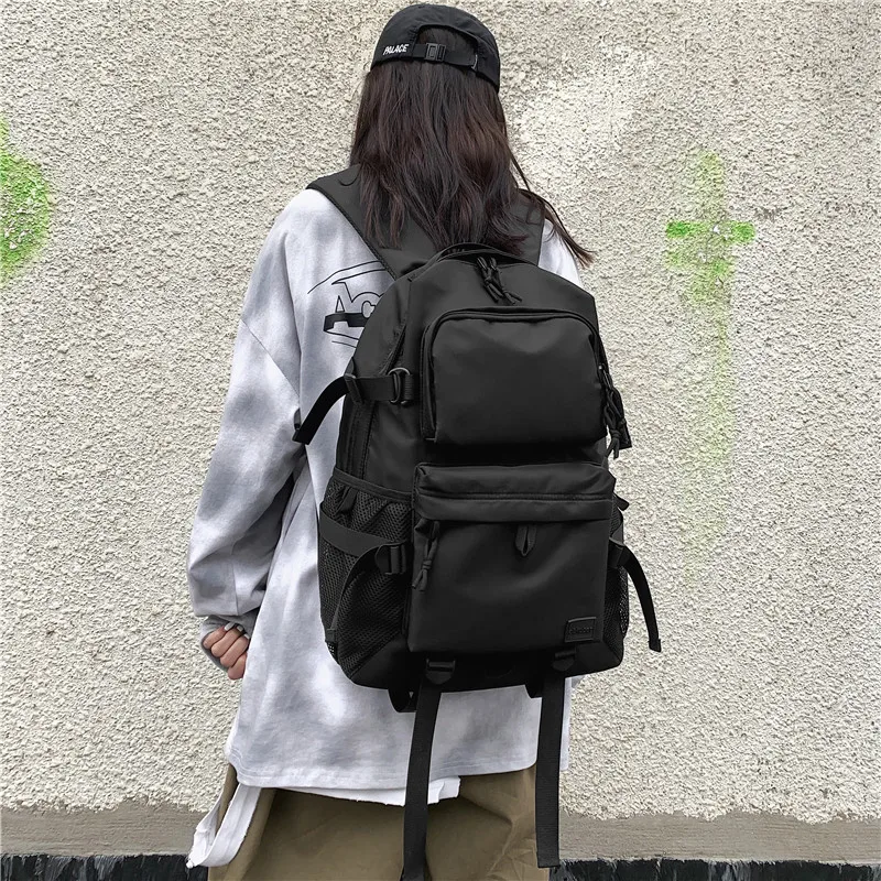 

Men's Large Capaci Laptop Bapa k Functional Japanese Sle Trendy Workwear School Bag Student Cuter Bag Faionable