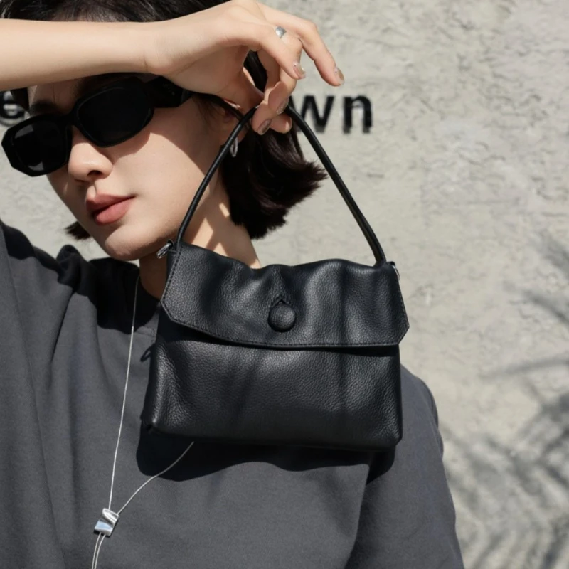 

Женская сумка через плечо Jonlily из натуральной кожи, модная женская сумка-тоут, повседневная сумка через плечо, маленькая сумка на каждый день, мини-кошелек - KG2285