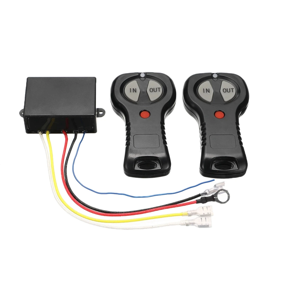 

12V/24V Wireless Winch Remote Control Set Kit with Dual Manual Transmitter for Jeep SUV Truck