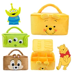 Disney Pooh Alien Chip Cosmetic Bag Cartoon Makeup Bag Women Toiletries Organizer Storage for Cosmetics Cute Make Up Pouch Case