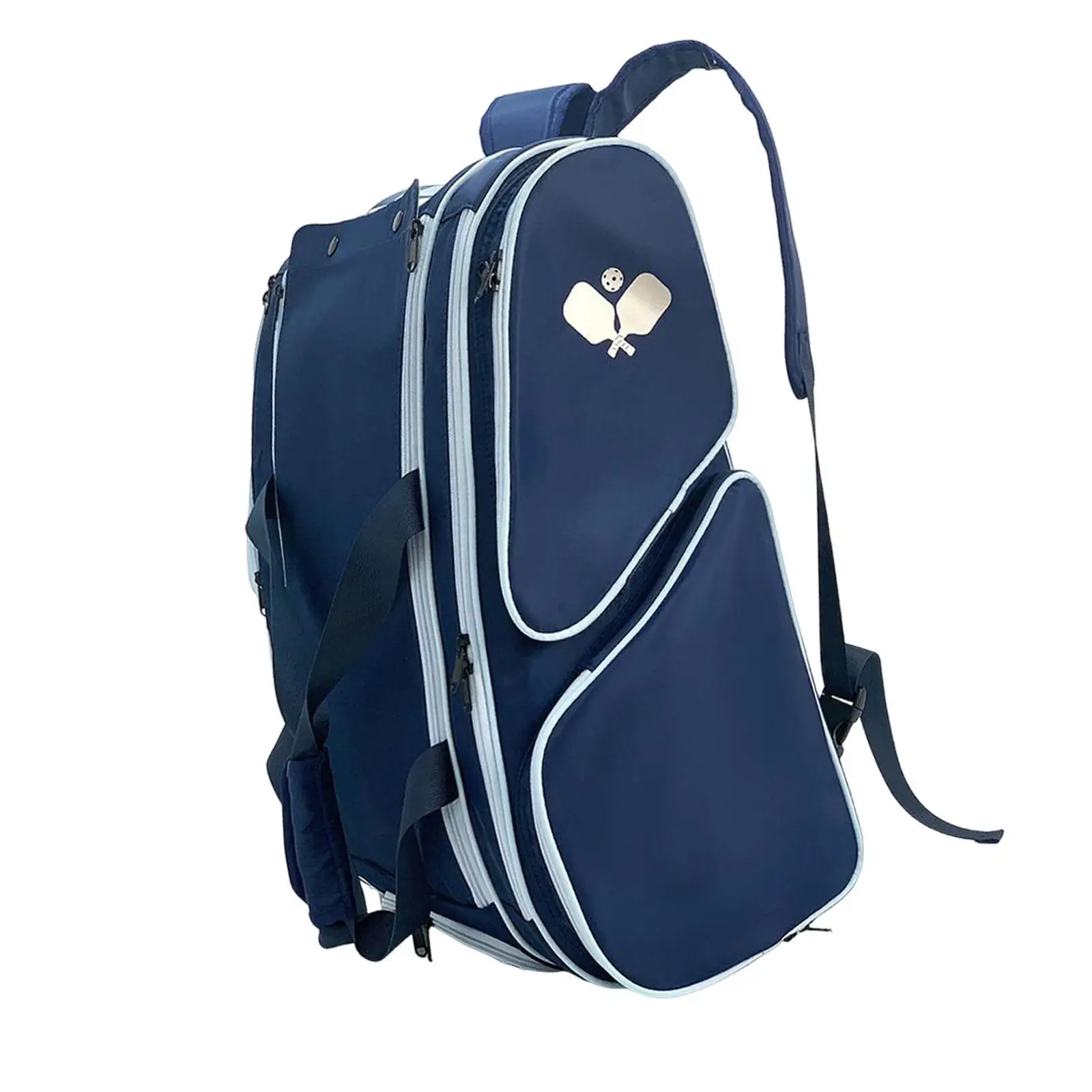 Pickleball Racquet Bag Badminton Bag Shoe Compartment Daypack Pickleball Carrying Case for Pickleball Players Workout Camping