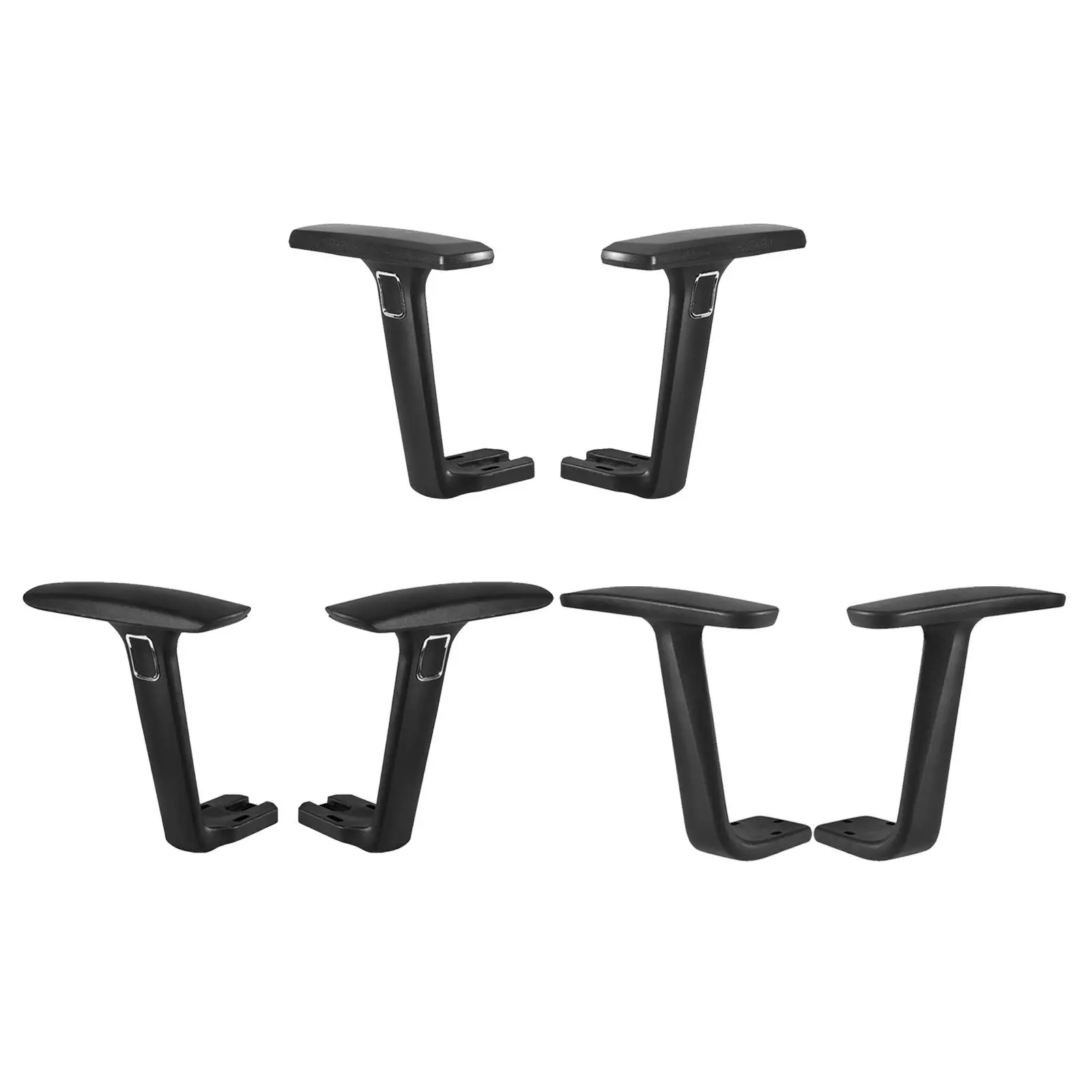 2Pcs Chair Armrest Height Adjustable Arms Armrest Accessories Gaming Chair Arms for Gaming Chair Office Chair Computer Chair