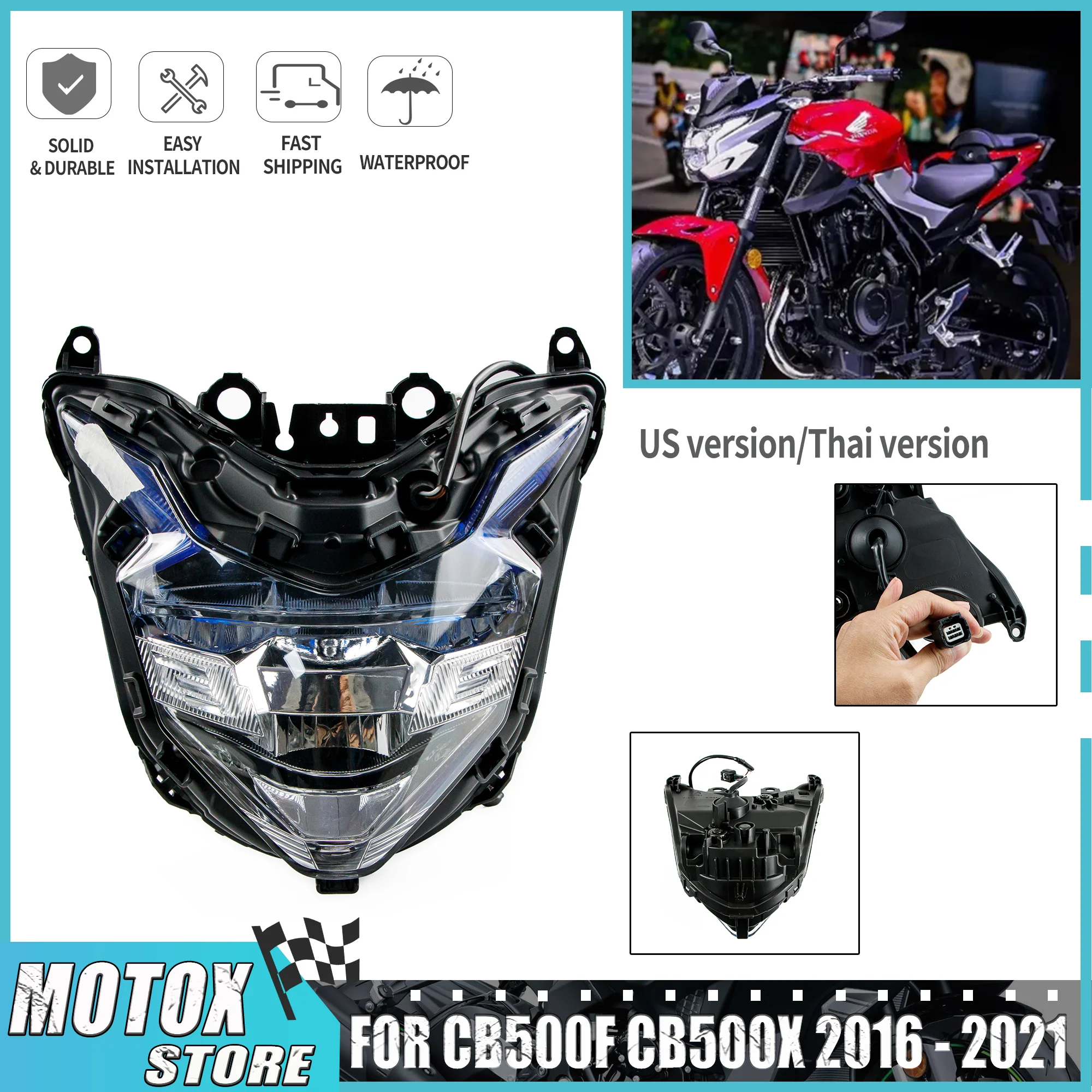 Motorcycle Headlamp… - image