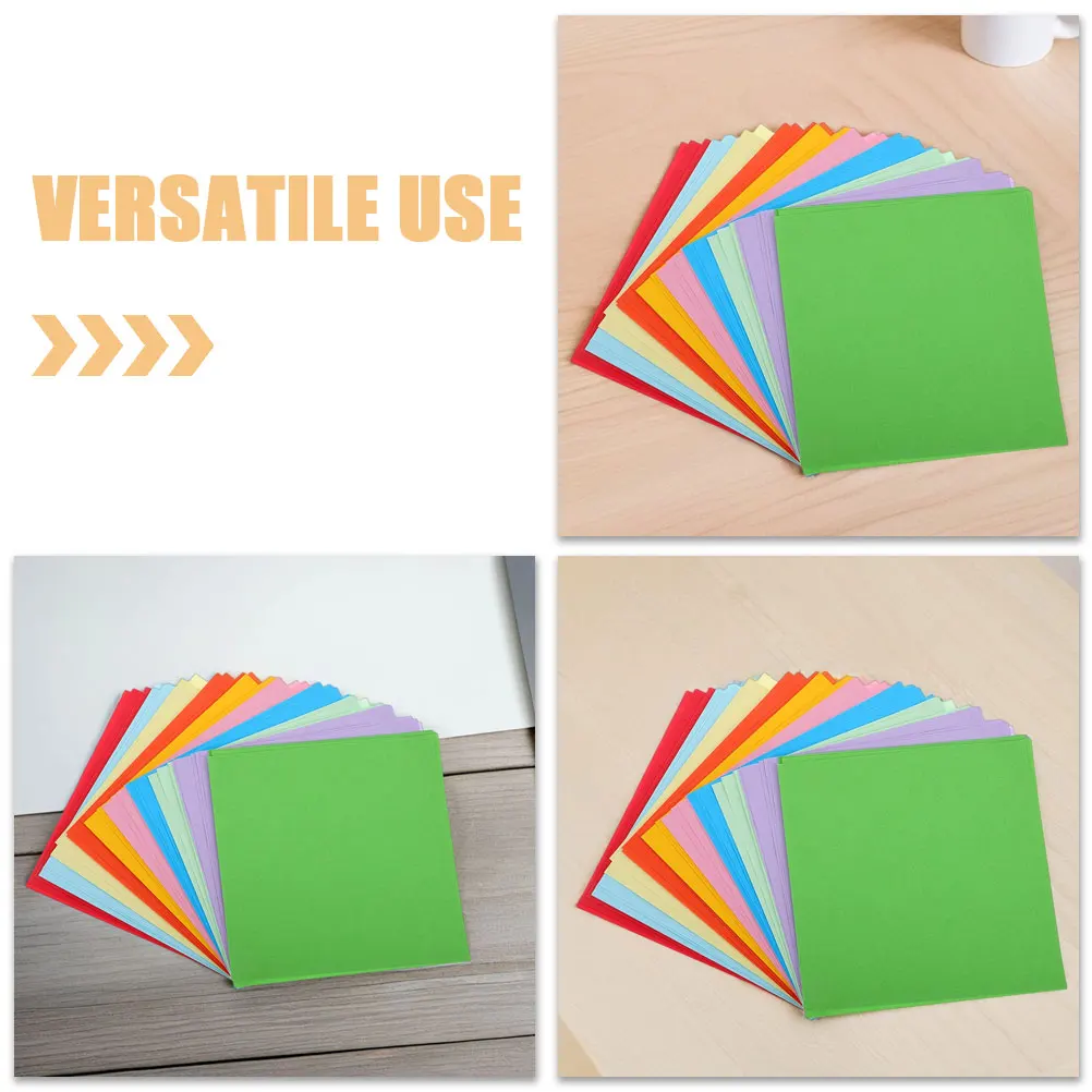 ورق حرفي مربع أوريغامي ملون للأطفال، مشاريع يدوية ذاتية الصنع، ورق تزيين مختلط الألوان، لوازم فنية يابانية #5