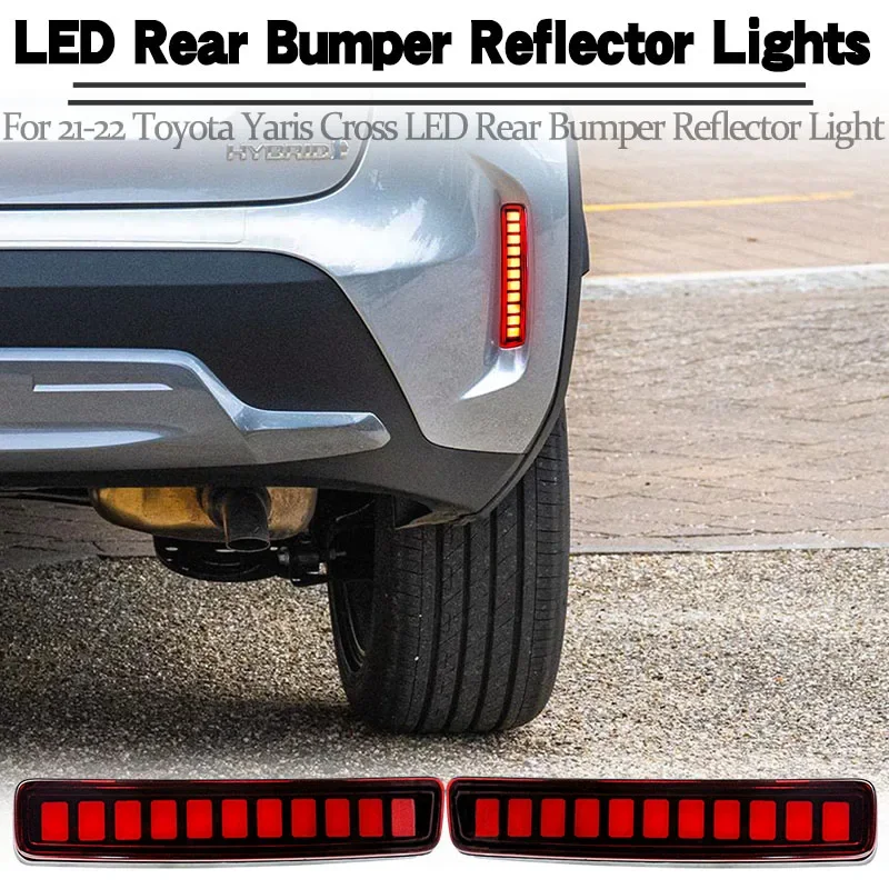 

Rear Fog Lamp For Toyota Yaris Cross 2021-22 LED Turn Light Reflector Lamp Car Accessories 12V
